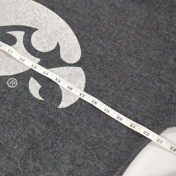 Iowa Hawkeyes Sweatshirt Womens Large Gray Pullover Mockneck Bottom Drawers - Picture 6 of 7